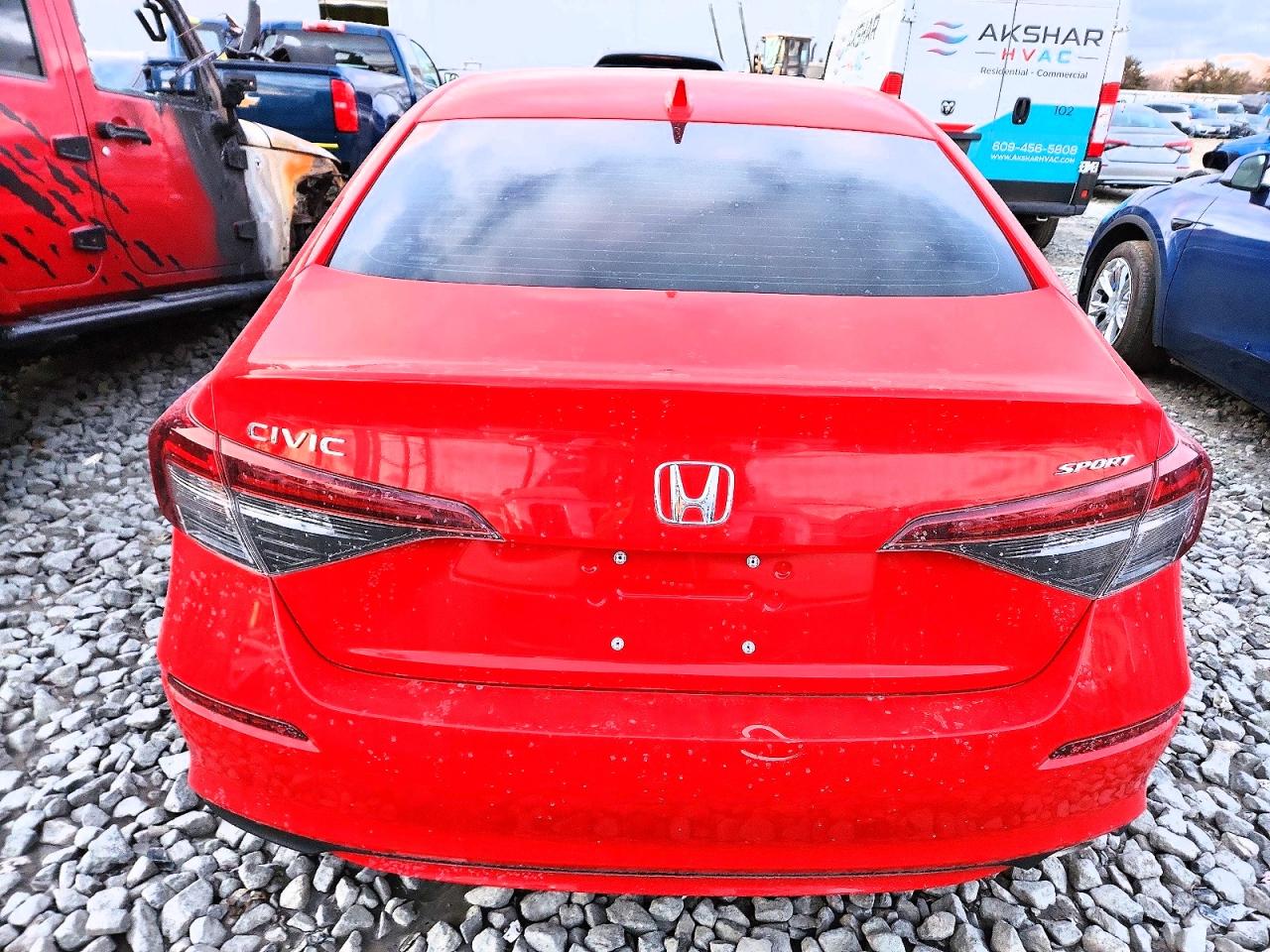Rear view undamaged